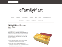 Tablet Screenshot of efamilymart.com